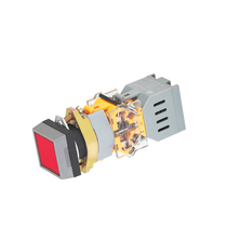 Tianbo Button LAY39A-11DF with Lamp Square Button Start Switch Screw Fixed Hole 22mm