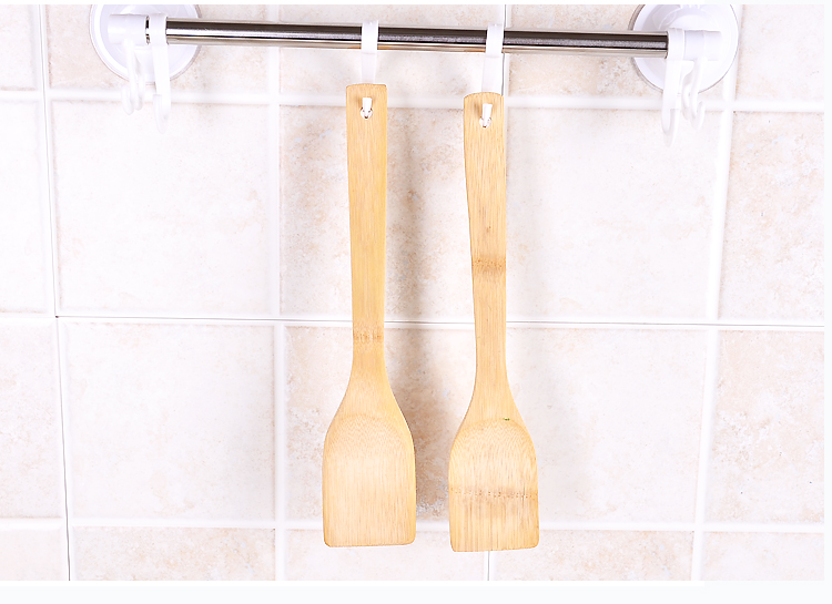 Nhà bếp dài xử lý bằng gỗ thìa gỗ không dính xẻng gỗ pan đồ dùng nhà bếp chống bỏng chảo chiên xẻng D chảo đá chống dính