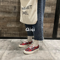 Seven-seven main people 2022 Spring new trends 100 Lap Breathable Sail Cloth Shoes Childrens Han Edition Leisure Shoe Chains