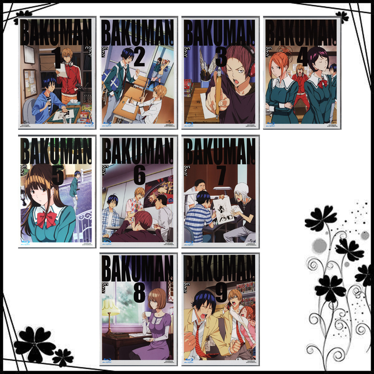 BD Blu-ray Animation Middle-word Dreamers implored Wang BAHKUMAN The first quarter of 1-9 volumes 25Gx9