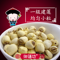 Royal Lotus Square to the core to the heart without the core Jianning lotus seed white lotus seed New dried lotus seed meat Lotus seed rice first class 500g