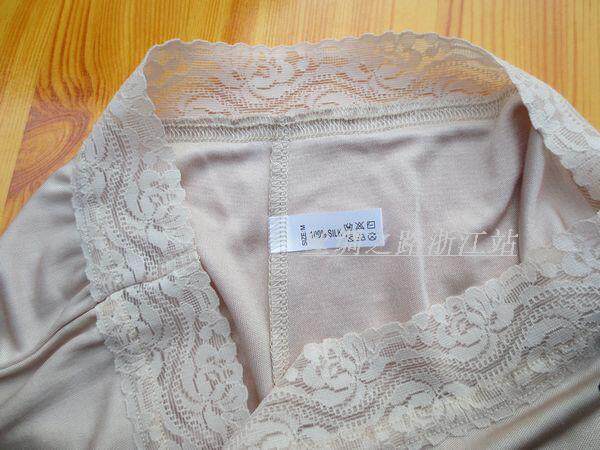 Slip leggings en soie tricotés en soie - Ref 662498 Image 16