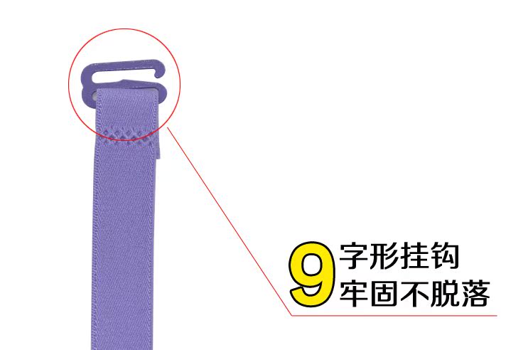 Vẻ đẹp hoang dã trở lại qua dây đeo áo ngực dây đeo vai đàn hồi đồ lót với dài chống trượt rắn màu đỏ bóng do lot