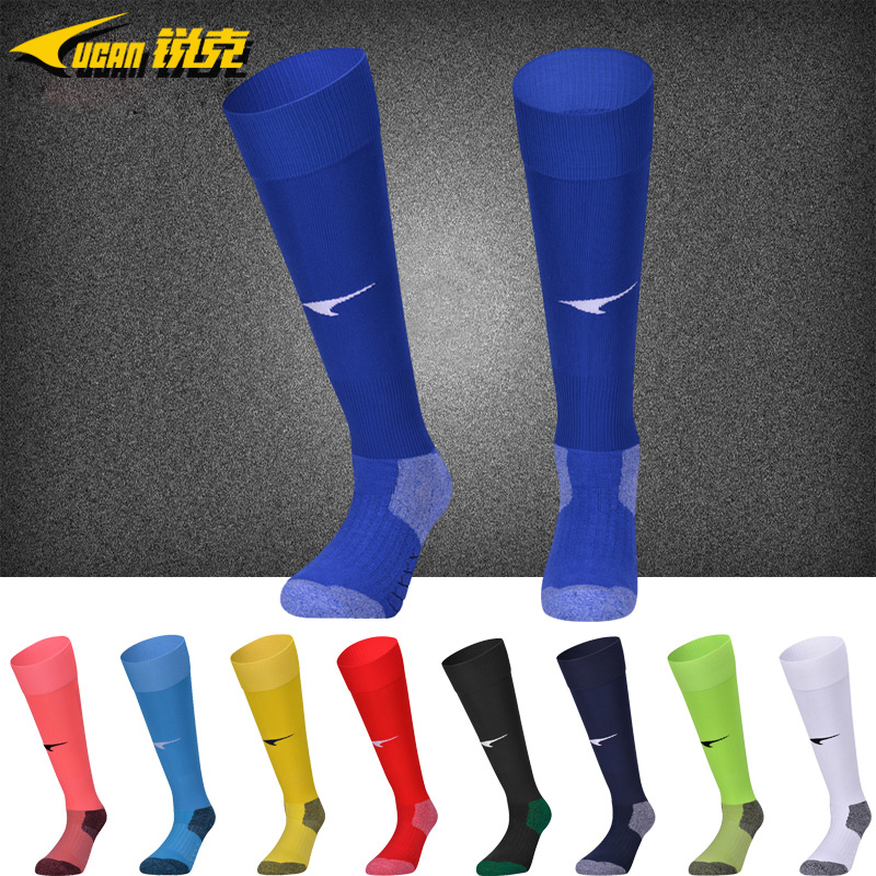 Sharp Football Socks Thickened Towel Bottom Long Silo Socks Non-slip Male black White Knee Children Adult Players version