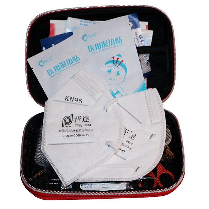 Escape bag KN95 level epidemic prevention first aid bag reserve bag school household portable protective bag self-rescue bag