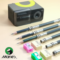 Marley double-headed pencil pen extension device sketch charcoal pen extension rod wooden rod metal rod single-headed pen connector art special