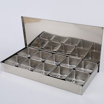 304 Stainless Steel Seasoning Box Commercial Home Kitchen Seasoning Jar Seasoning Jar Seasoning kit Seasoning Kit