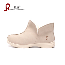 Changli health shoes Sydney winter thick-soled plus velvet wool warm anti-slip mens and womens mid-low cotton shoes snow boots