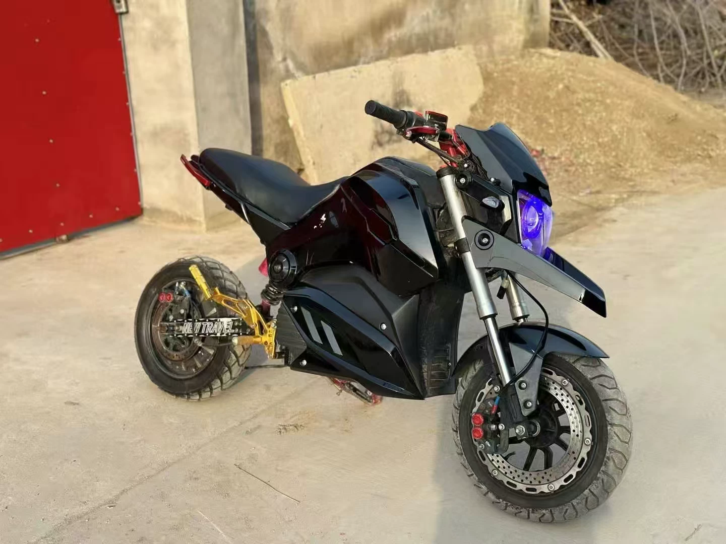 Little Ninja электрический мотоцикл спортивный автомобиль Horizon 72v электрическая боковая гоночная электрическая машина мотоцикл мотоцикл можно зарегистрировать как батарейный автомобиль
