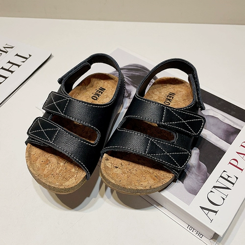 Мягкие летние нескользящие детские пляжные сандалии подходит для мужчин и женщин на липучке для раннего возраста