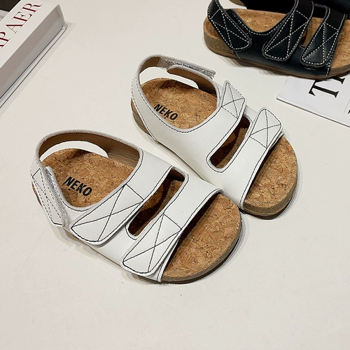 Мягкие летние нескользящие детские пляжные сандалии подходит для мужчин и женщин на липучке для раннего возраста