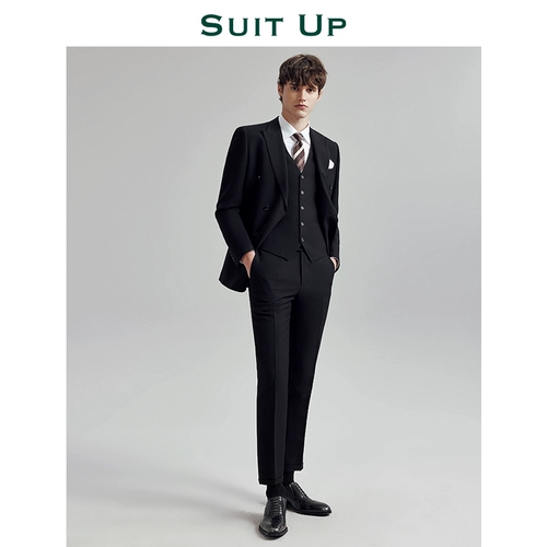 Эластичный черный комплект, свадебное платье, костюм, изысканный стиль, облегающий крой