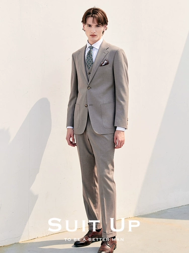 Классический костюм для отдыха, пиджак классического кроя, комплект, 3 предмета