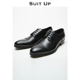 Высокий пиджак классического кроя для черной кожи для кожаной обуви с заостренным носом, кожаная спортивная обувь в английском стиле, воловья кожа