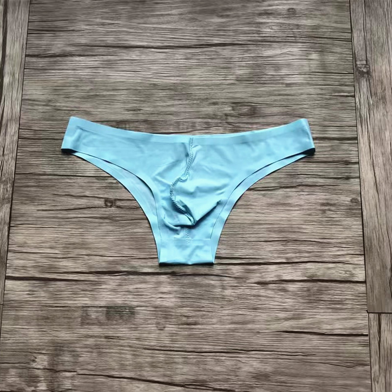 COCKCON W602 nam không có dấu vết nửa gói hip mảnh tam giác tóm tắt băng lụa thoáng khí không cảm giác tam giác nam quần lót đùi nam