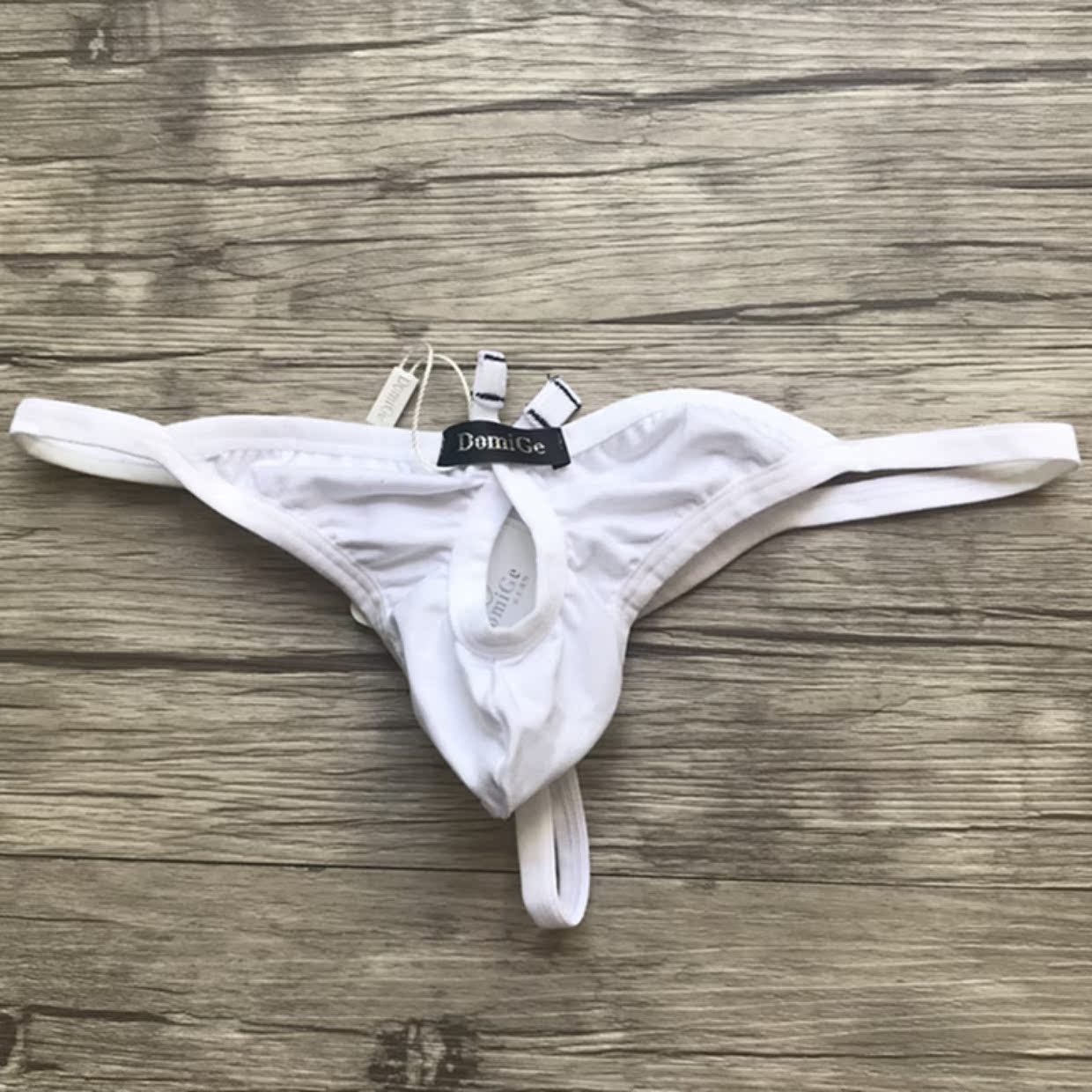 Đồ lót cotton nam Cá nhân mở trước Màu tinh khiết gợi cảm Duomi Đồ lót gợi cảm nam quan lot