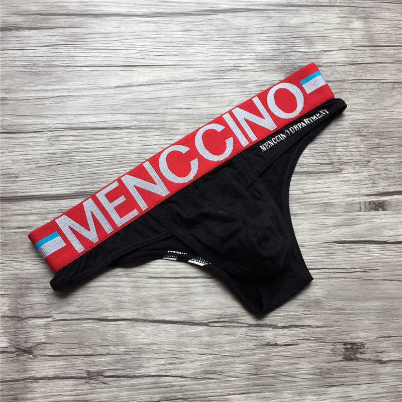 Quần lót nam MENCCINO Quần bikini gợi cảm Nửa túi Hip Tóm tắt Quần lót nam quần lót nữ đẹp