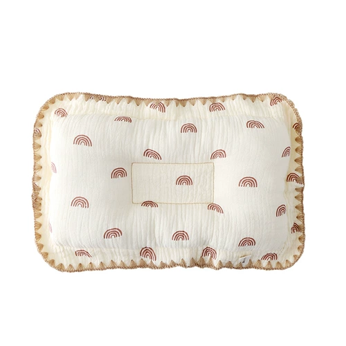 Хлопковая универсальная мягкая комфортная дышащая подушка для новорожденных, 0-6 мес., 1 лет