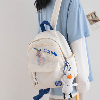 Lightweight Small Backpack for Women, Small Ins-Style Compact Waterproof Japanese Niche Shopping Bag, Laptop Bag