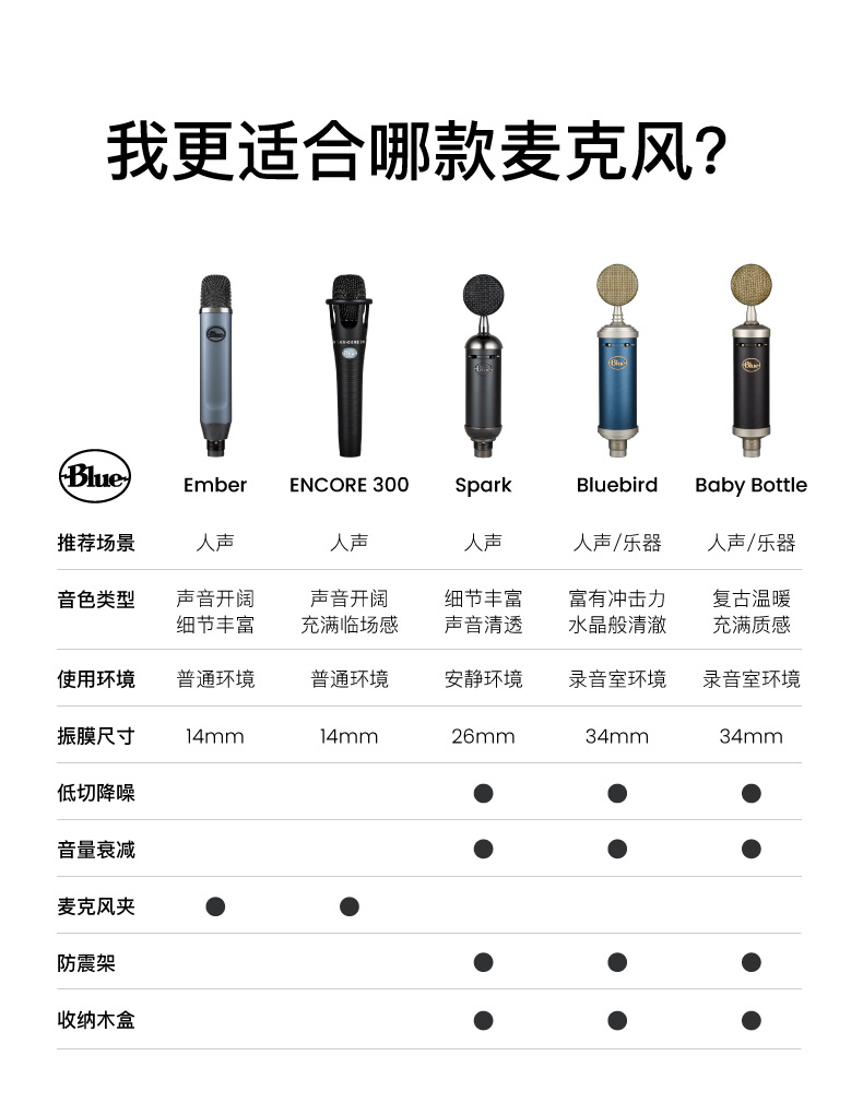 Blue Spark 火花电容式麦克风专业话筒直播游戏K歌录音插图15
