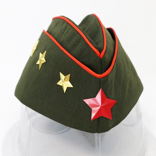 Водода солдат танцевать шляпу женский русский корабль ботальный шляп Plaza Dance Ms. Выполнение шляпной шляпы танцевать танцевальные шляпы аксессуары