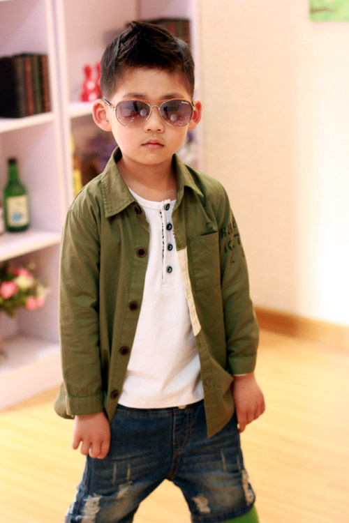 Chemise garcon à manche longue - Ref 2079334 Image 19