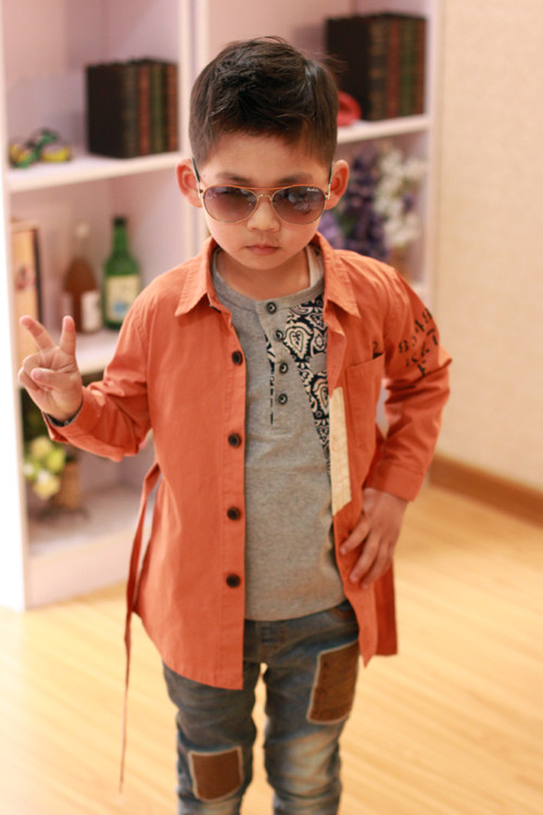 Chemise garcon à manche longue - Ref 2079334 Image 25