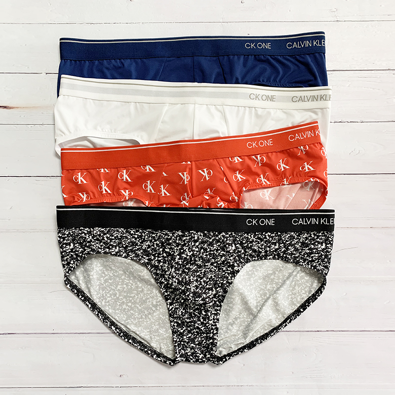 Ck Genuine Calvin Klein Men's Sexy Quick-Drying Smooth Fabric Breathable Printed Briefs Nb2224