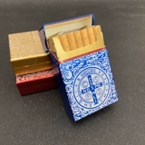 Мужской металлический портсигар, креативная ультратонкая портативная система хранения, коробка, алюминиевый сплав