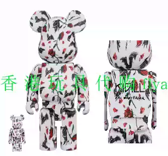Medicom Bearbrick 100% + 400% KIDILL × ERI WAKIYAMA BAT-淘宝 Medicom Bearbrick 100% + 400% KIDILL × ERI WAKIYAMA BAT-淘宝
