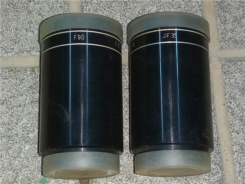 35 mm Projector Lens to the camera