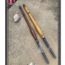 Tianzhiwu 8 long prime vibrator compressed bamboo solid weight 1 7kg natural color carbonization Japanese Kendo