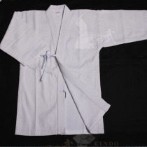 Guerrier guerrier de qualité de lépée en coton pur coton blanc blouses ordinaires en été avec une fine épée japonaise au sabre