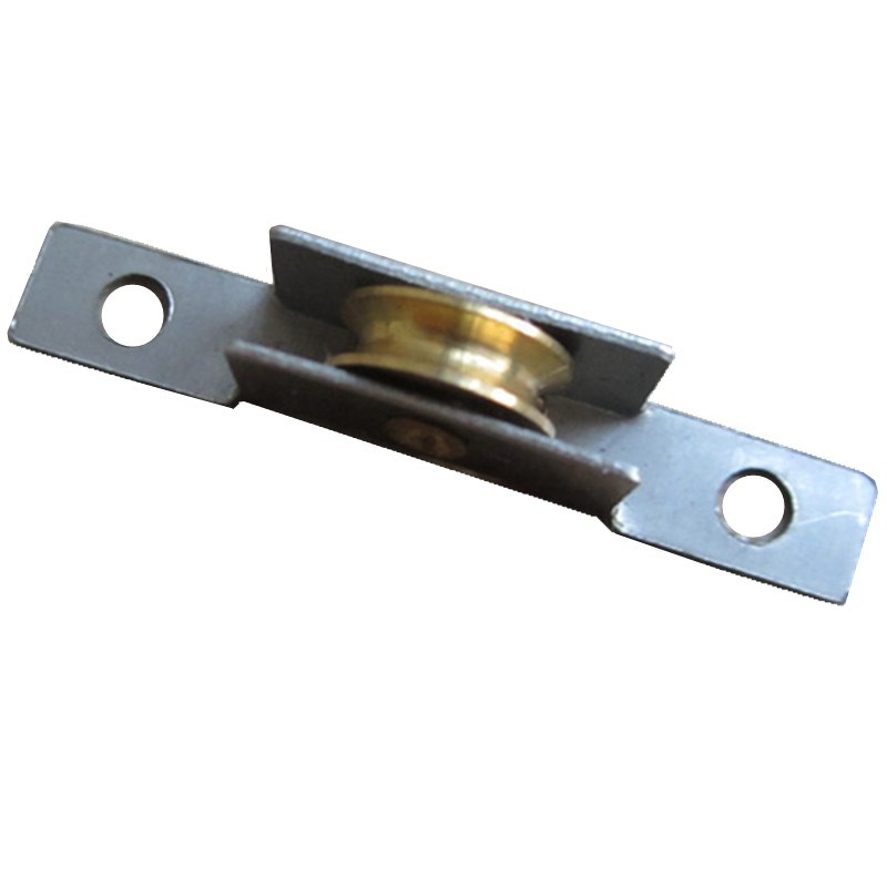 10 only aluminum alloy anti-mosquito screen window screen door pulley 5 5mm stainless steel outer frame real copper groove wheel