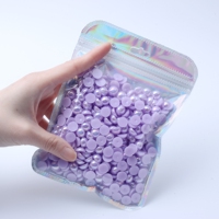 New medium bag 10mm 500 pieces of general color flat bottom semi-circular pearls loose beads diy jewelry mobile phone resin material accessories