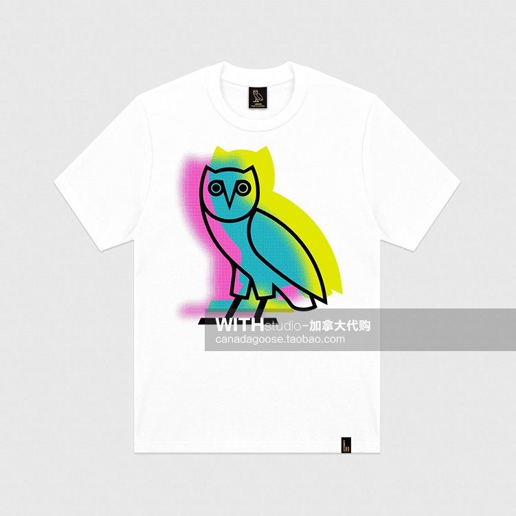 Domestic spot 19SS owl OVO STENCIL OWL Symphony big owl short-sleeved T-shirt