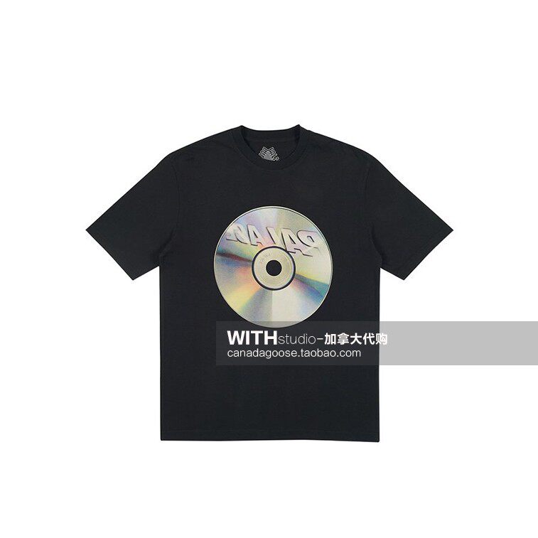 Canada PALACE 18ss CD T-SHIRT round disc short sleeve T-shirt
