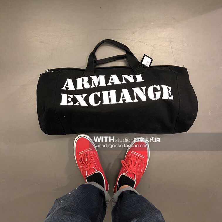 Discount Canada AX ARMANI EXCHANGE Heavy Canvas Travel Bag