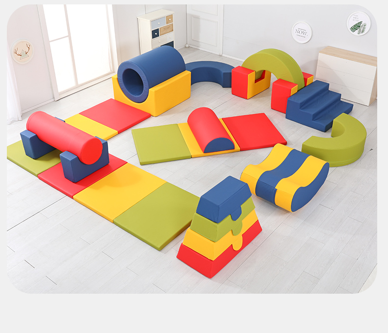 Infant and Child Early Education Center Soft Body Combination Soft Pack Solitaire Game Sensory Training Climbing Drill Equipment Teaching Aids