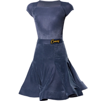 CONNY Latin dance competition clothing for girls and childrens performance regulations examination skirt split dance clothing long and short sleeves