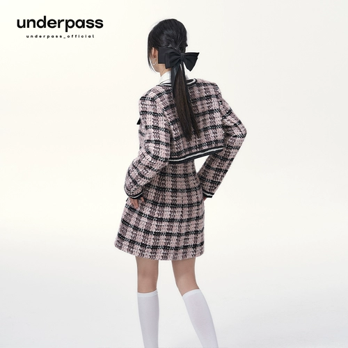 underpass Оригинальный дизайнерский костюм, куртка, юбка, комплект, в стиле Шанель
