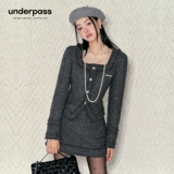 Оригинальный приталенный корсет, куртка, юбка, комплект, квадратный вырез