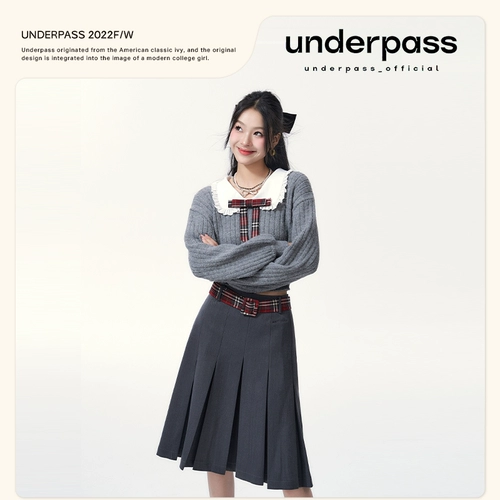 Оригинальная дизайнерская ретро кукла с бантиком, трикотажный свитер, кукольный воротник