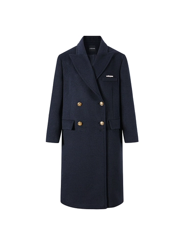 underpass Оригинальное дизайнерское ретро стеганое шерстяное длинное шерстяное пальто