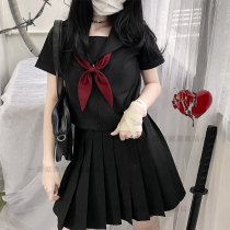  (Black without this)Hanamimori original jk uniform summer suit Full sailor suit Female student class suit college style