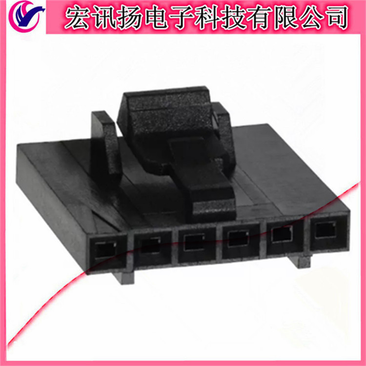 104257-5 原装TE/泰科 2.54mm间距-6Pin 矩形-外壳连接器