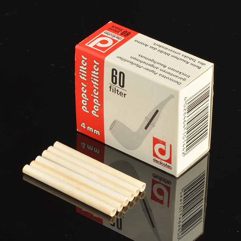 Germany Danny Gut Denicotea pipe filter 3MM paper filter 100 sticks for 10140 pipes