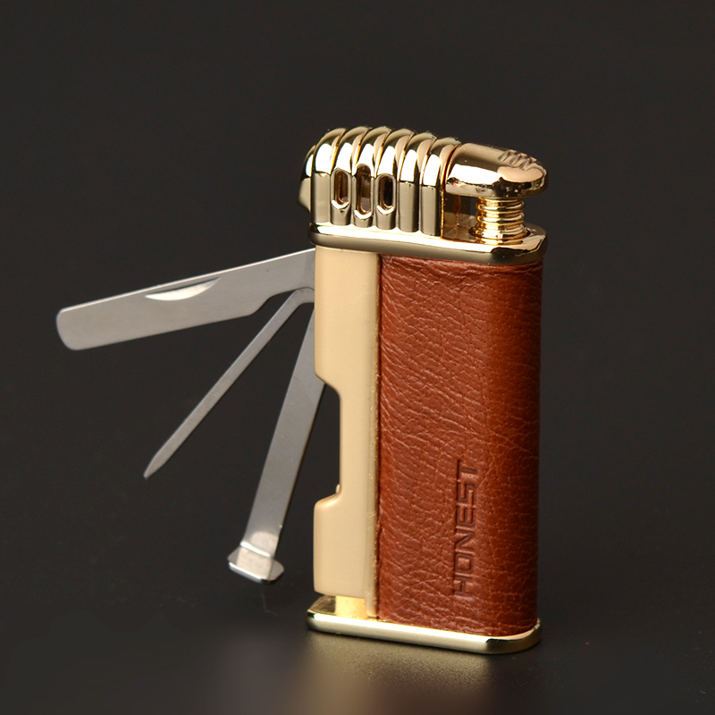 100 Honest HONEST Smoke Bucket Lighter Inflatable Skew Fire Lighter Smoke Bucket Accessory Press Ignition 381-Taobao