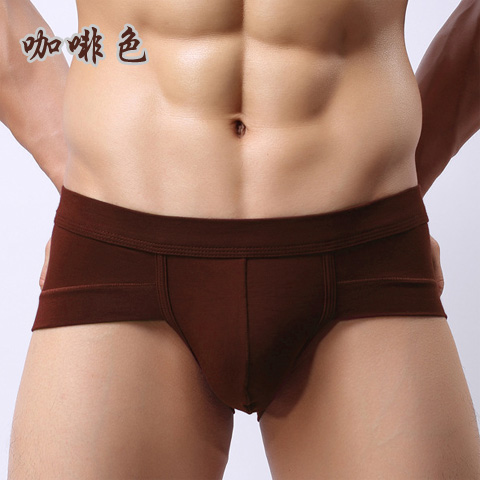 3 quần lửng nam mềm mại và linh hoạt U quần lửng màu đỏ đen và trắng xám xanh ống quần thoáng khí quần lót nữ thun lạnh siêu mỏng