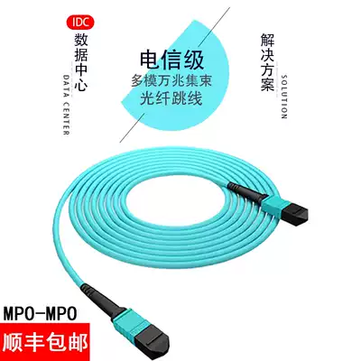 MPO-MPO 8-core 12-core 10 Gigabit multi-mode 40G100G qsfp 850nm MTP OM3OM4 Fiber Optic jumper
